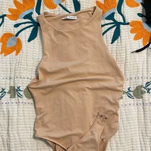 Zara Nude Bodysuit with Lining, M